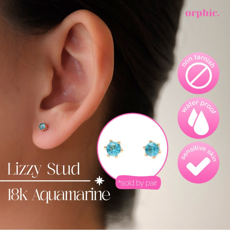 Stud Earrings 18k Gold #1