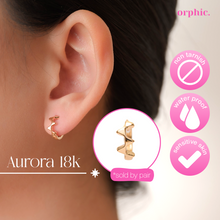  Aurora Hoop Earrings (18k Gold Plated)