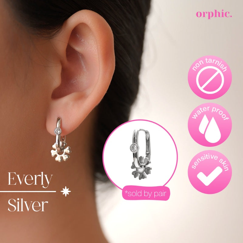 Hoop Earring Silver #2