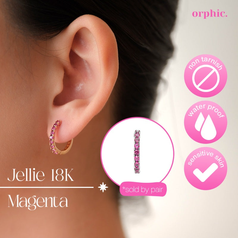 Hoop Earrings 18k Gold Plated #2
