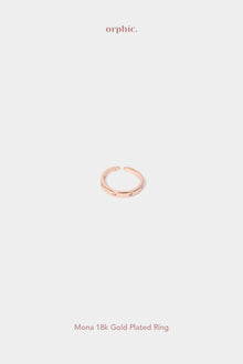  Mona 18k Gold Plated Ring