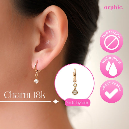 Dangling Earrings 18k Gold Plated