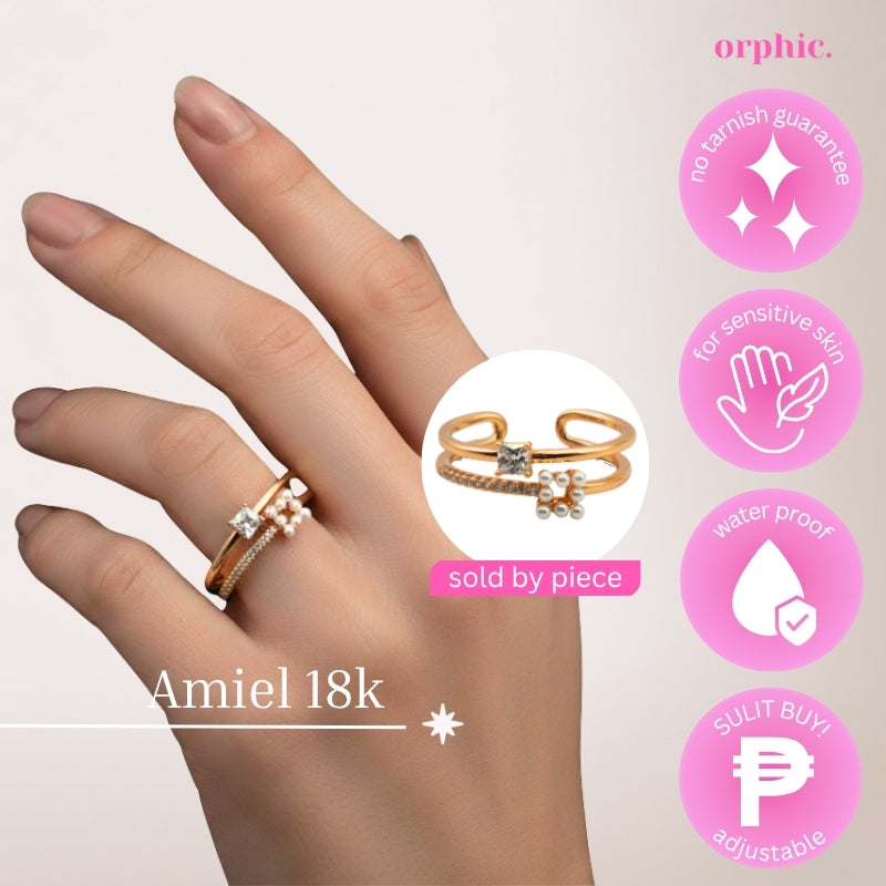 2026 Collection - Stackable Gold Adjustable Rings 18k Gold Plated
