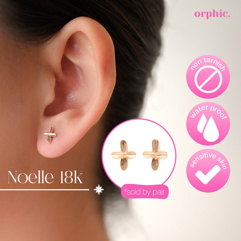 Stud Earrings 18k Gold #1