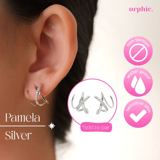 Double Piercing Illusion Earrings