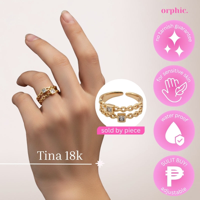 2026 Collection - Stackable Gold Adjustable Rings 18k Gold Plated