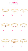 Dainty Stackable Rings (Everything Adjustable)