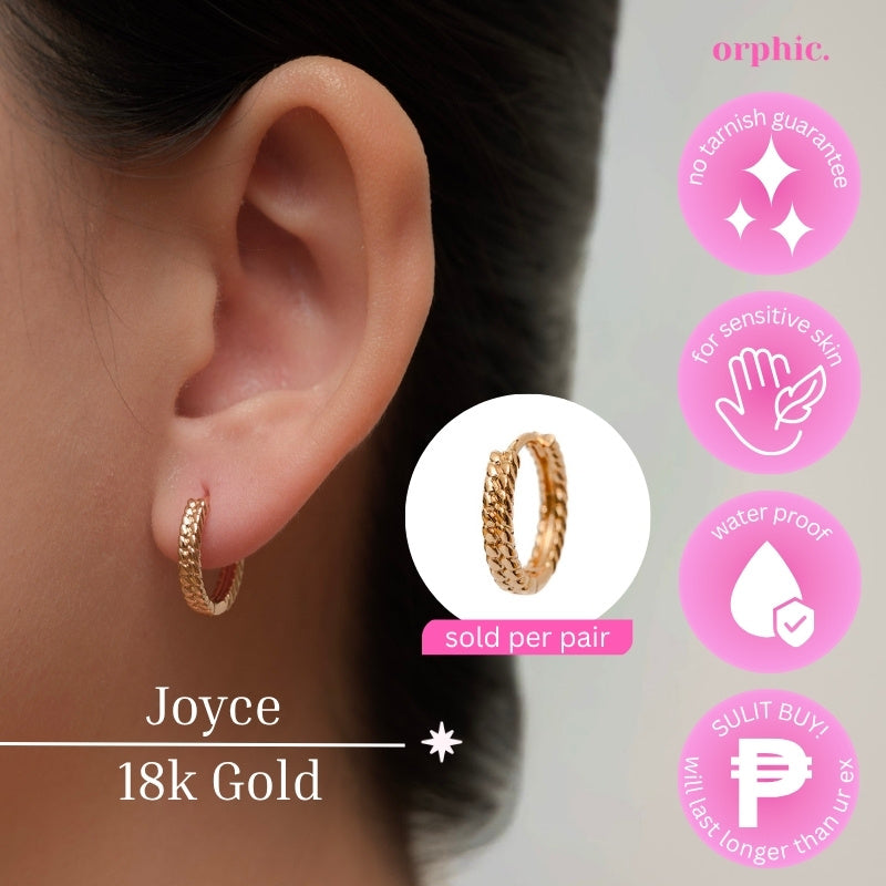 Hoop Earrings 18k Gold Plated #2