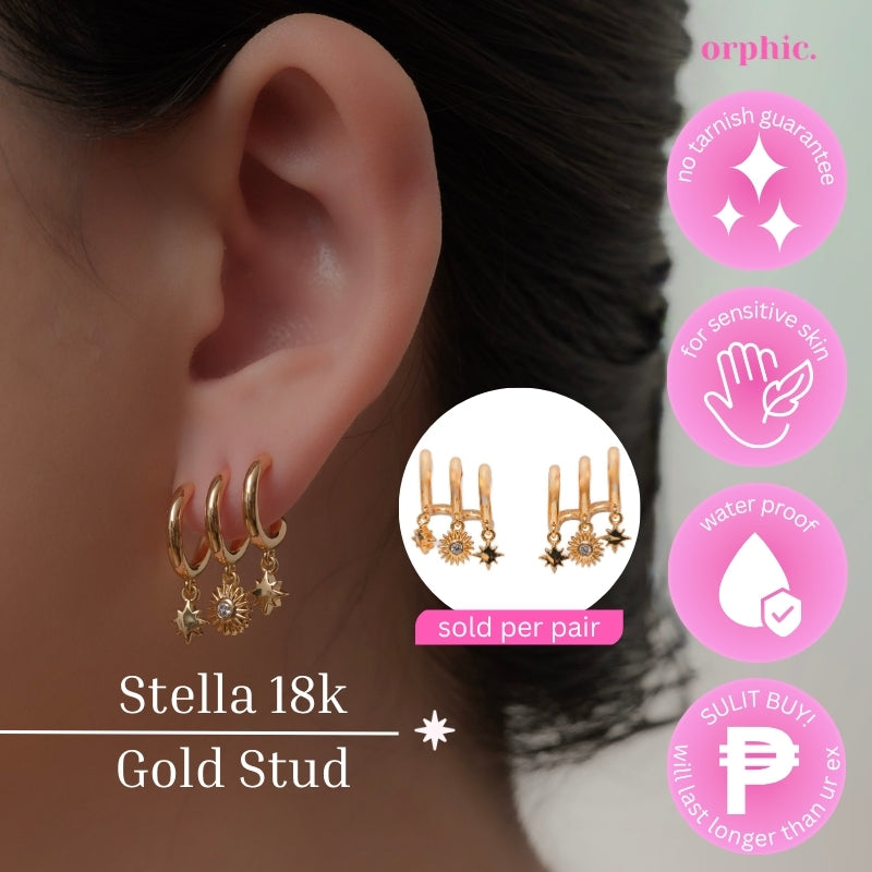 2026 Celestial Earrings Collection Dangling Hoop Stud