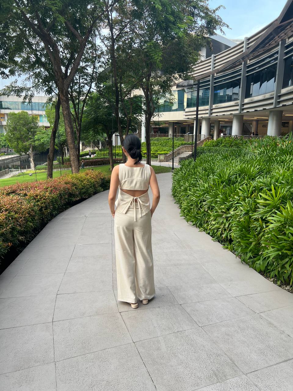 Carol Sleeveless Top and Pants Set