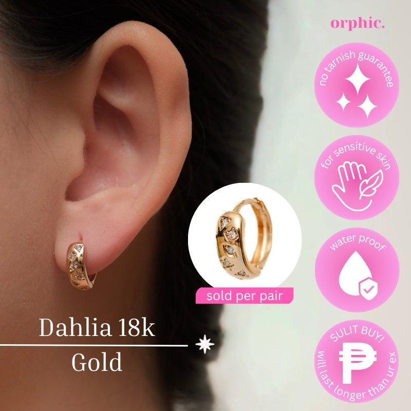 Hoop Earrings 18k Gold Plated #2