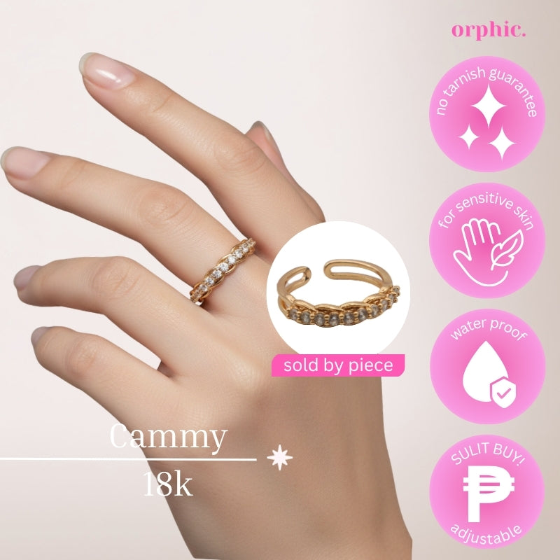 2026 Collection - Stackable Gold Adjustable Rings 18k Gold Plated