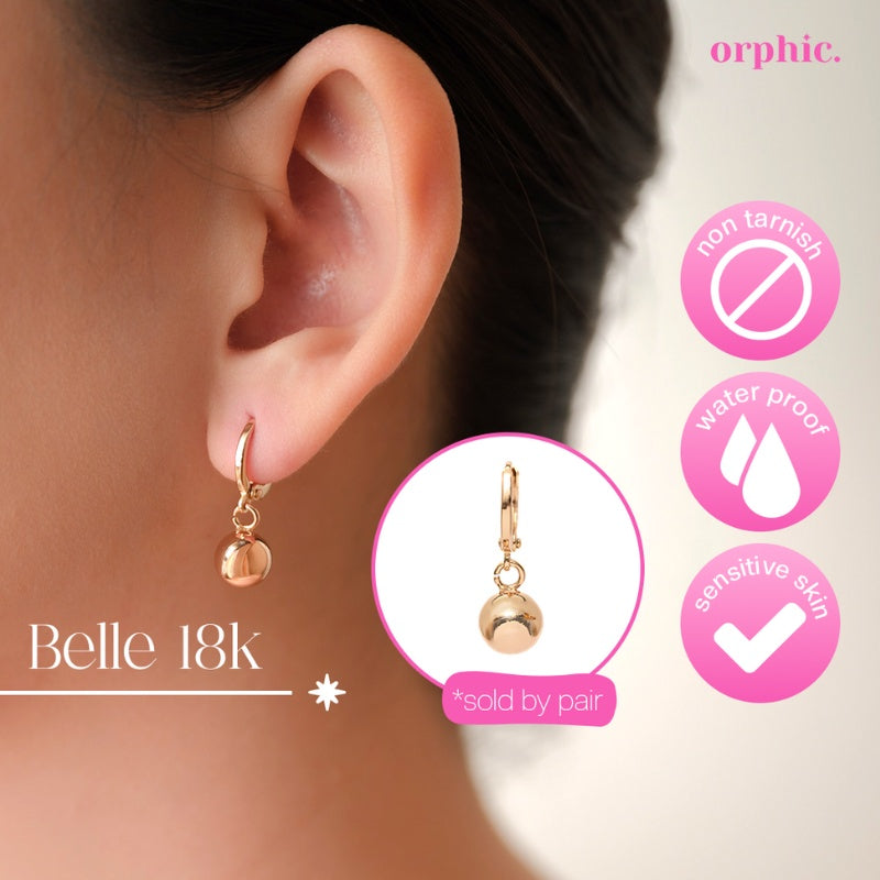 Hoop Earrings 18k Gold Plated #1