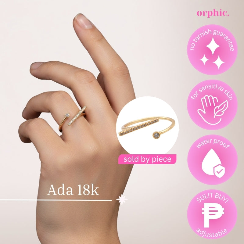 2026 Collection - Stackable Gold Adjustable Rings 18k Gold Plated