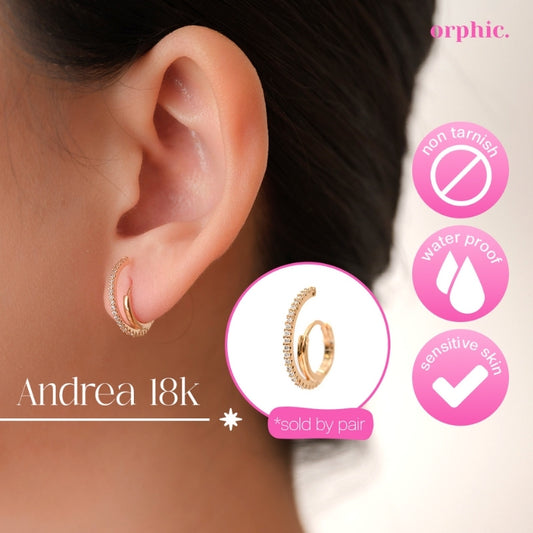 Huggie Hoop Earrings 18k Gold Plated #2