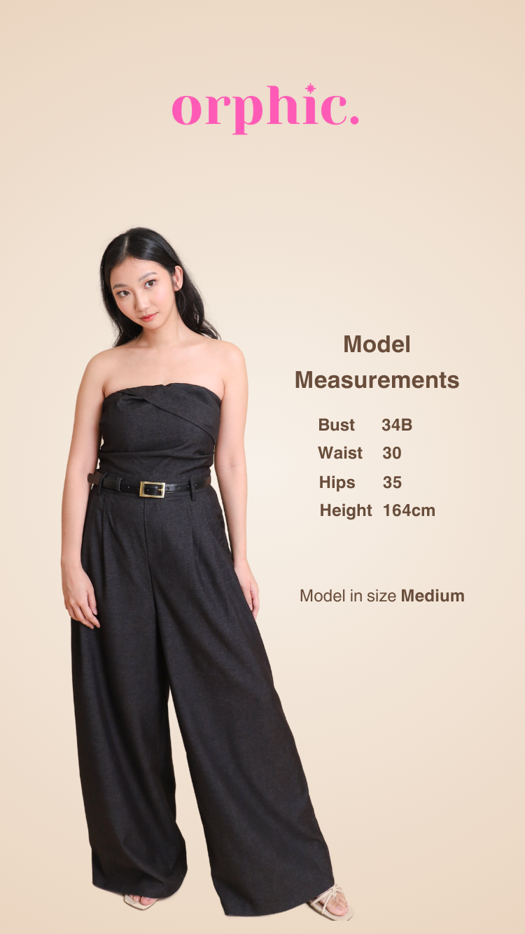 orphic. wear Leila Effortlessly Stylish Denim Jumpsuit – Your New Go-To Outfit!