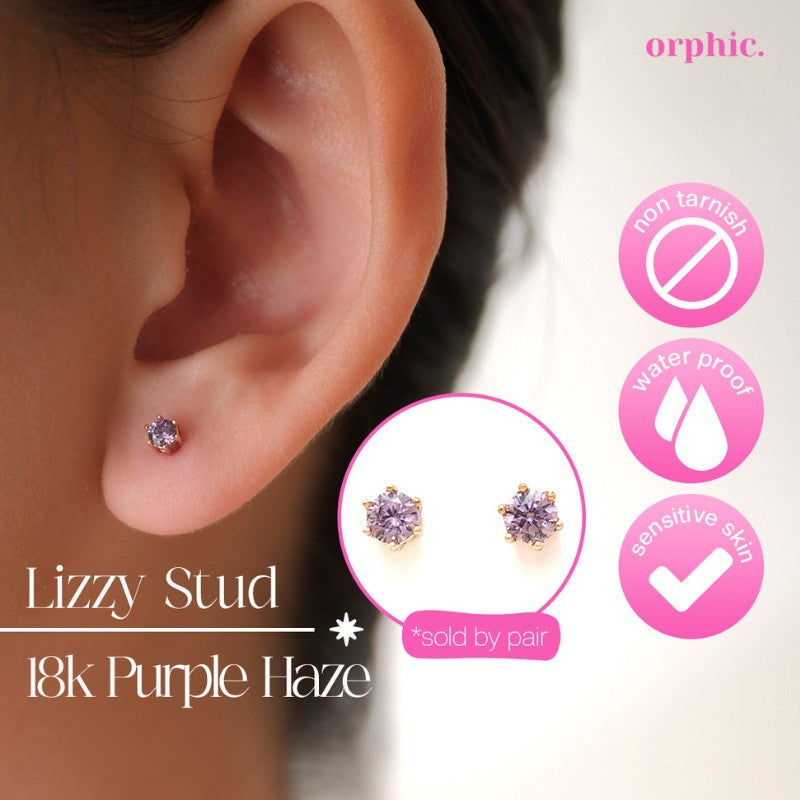 Stud Earrings 18k Gold #1