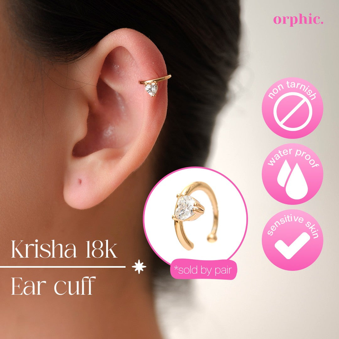 Ear Cuffs 18k Gold Plated