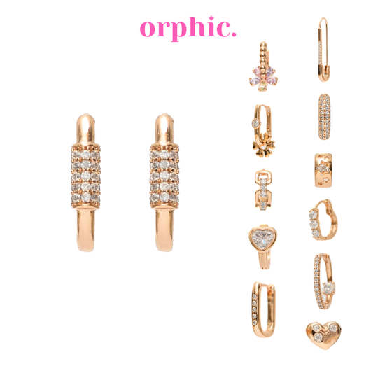 [2/2] Hoop Earrings 18k Gold Plated