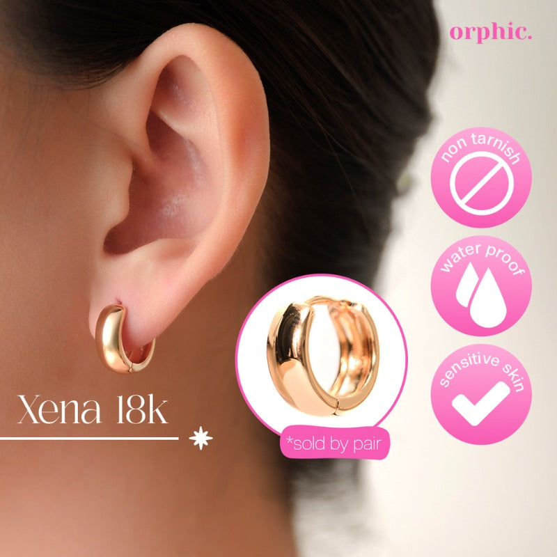 Hoop Earrings 18k Gold Plated #2