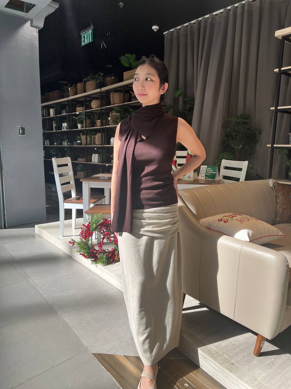 Ella Bodycon High-Waist Skirt