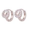 Gia Silver Plated Earring Set