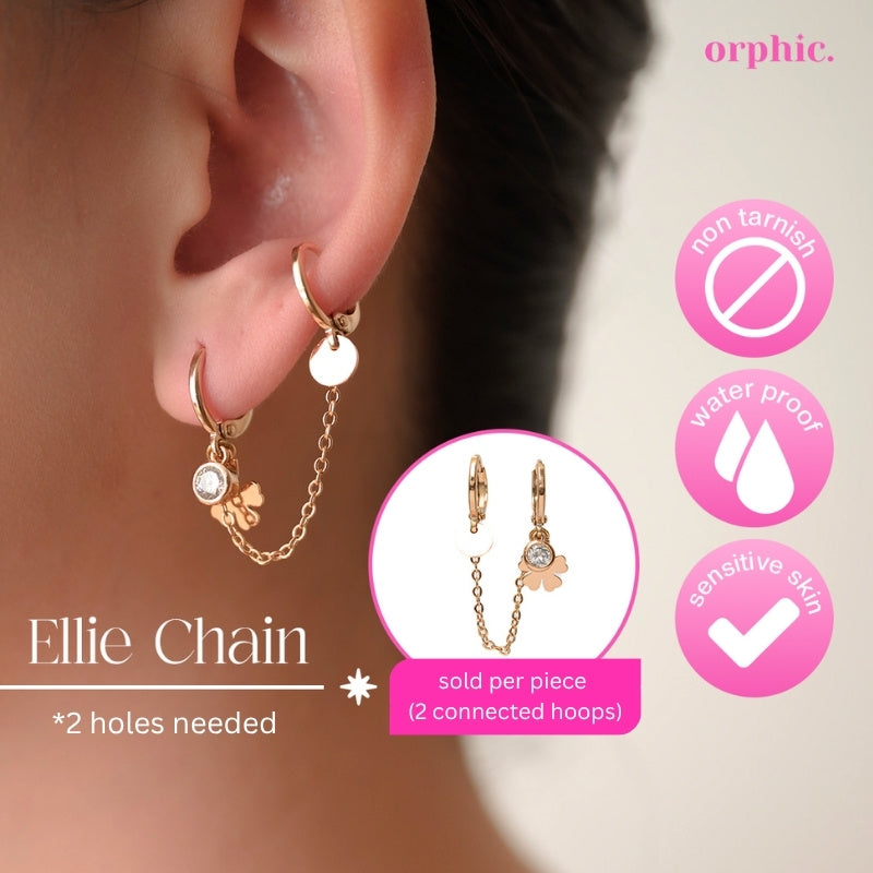 Huggie Hoop Earrings 18k Gold Plated #1