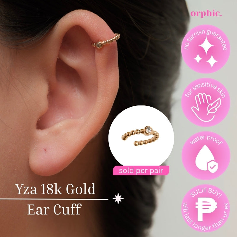 Ear Cuffs 18k Gold Plated