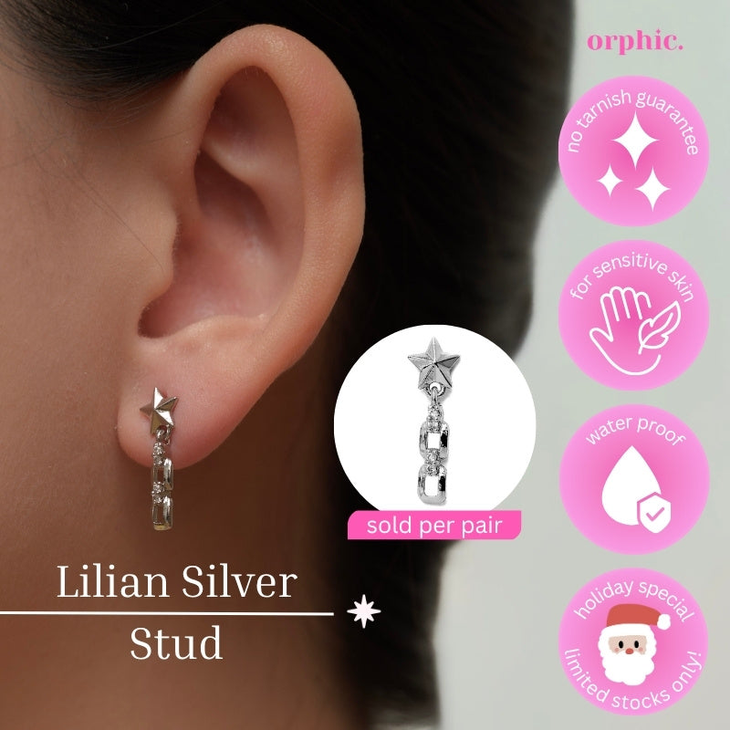 Dangling Earrings Silver