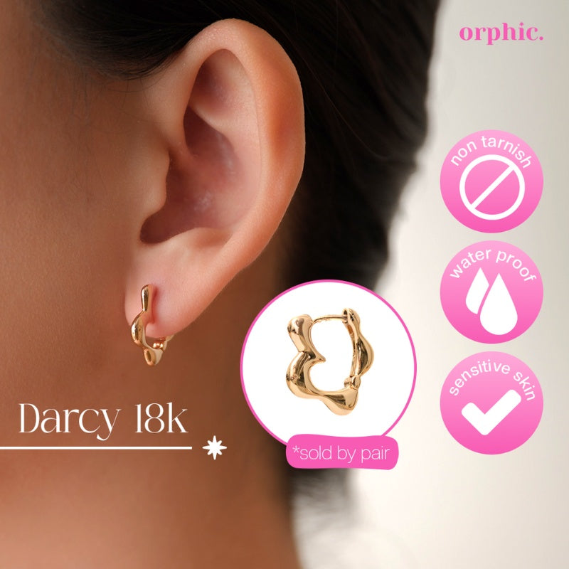 Hoop Earrings 18k Gold Plated #1