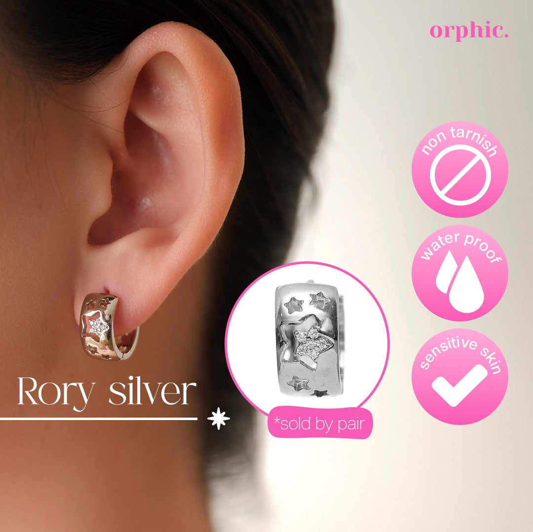 Archive Edit: Last Chance Non-Tarnish & Hypoallergenic Earrings Silver (White Gold Plated)