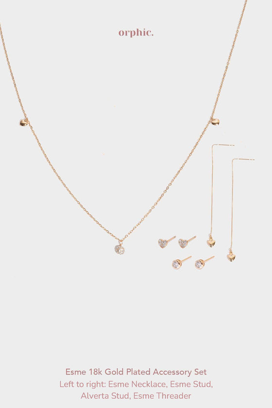 Esme 18k Gold Plated Accessory Set