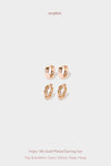 Hope 18k Gold Plated Earring Set