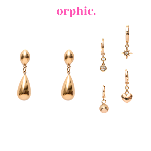 Dangling Earrings 18k Gold Plated