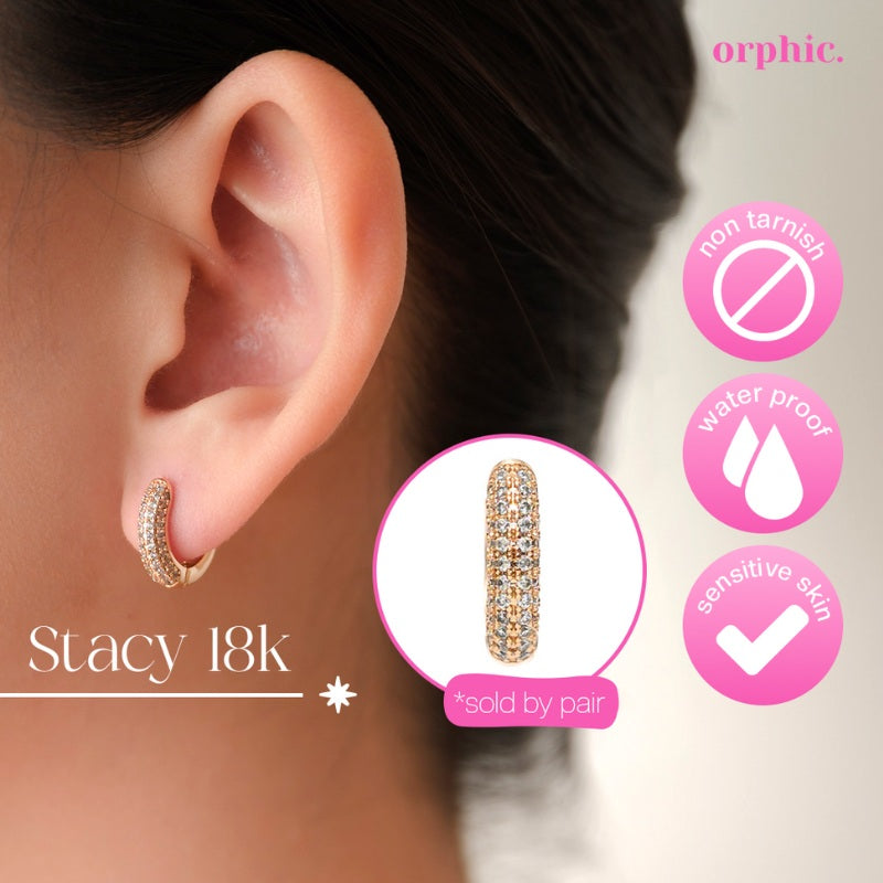 Hoop Earrings 18k Gold Plated #2