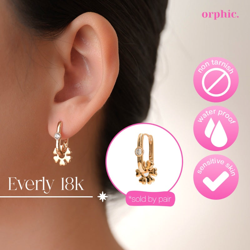 Hoop Earrings 18k Gold Plated #2