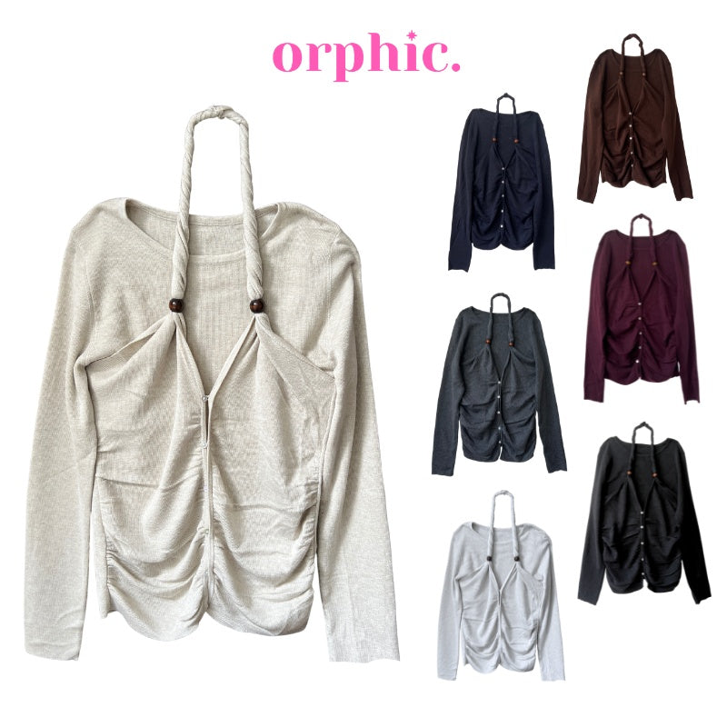 Chloe Beaded Pseudo Double Top