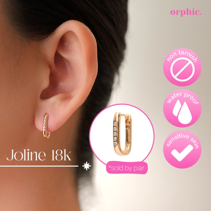 Hoop Earrings 18k Gold Plated #2