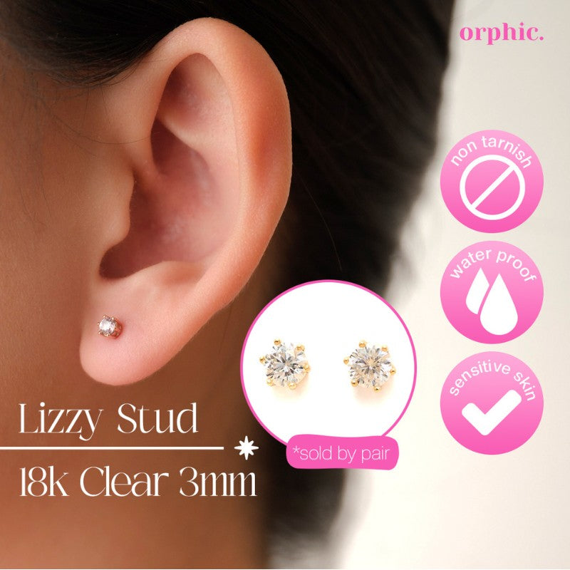 Stud Earrings 18k Gold #1