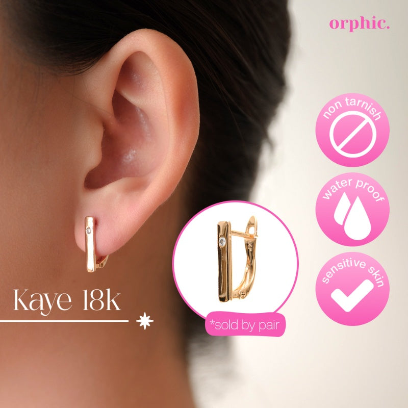Hoop Earrings 18k Gold Plated #1