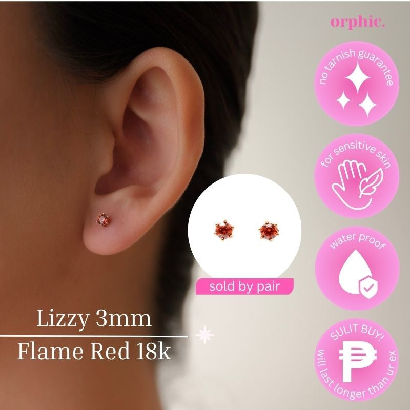 Stud Earrings 18k Gold #1