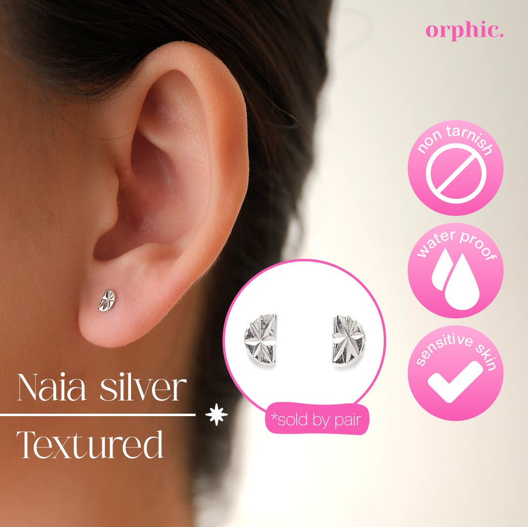 Archive Edit: Last Chance Non-Tarnish & Hypoallergenic Earrings Silver (White Gold Plated)