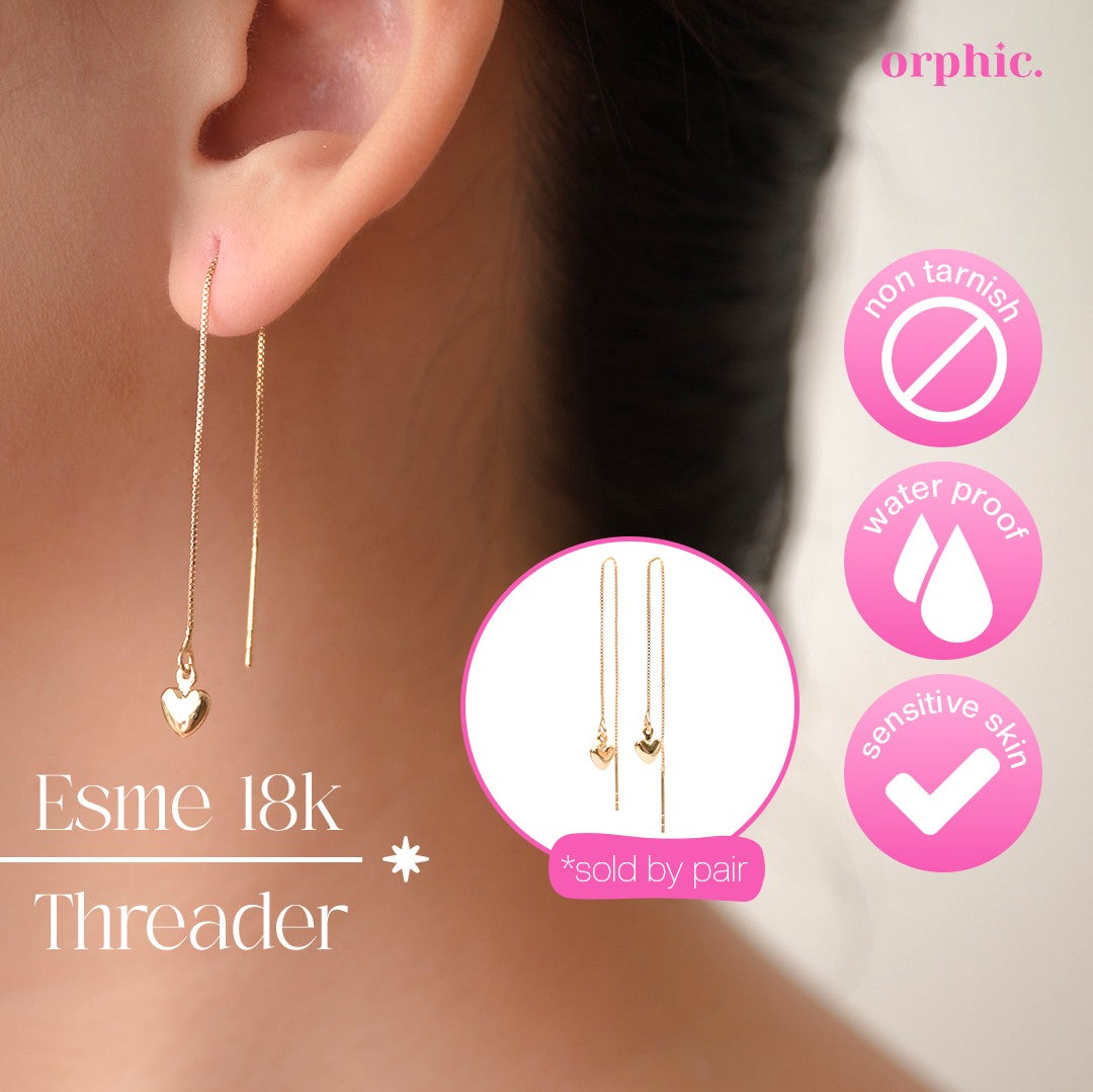 Stud Earrings 18k Gold Plated