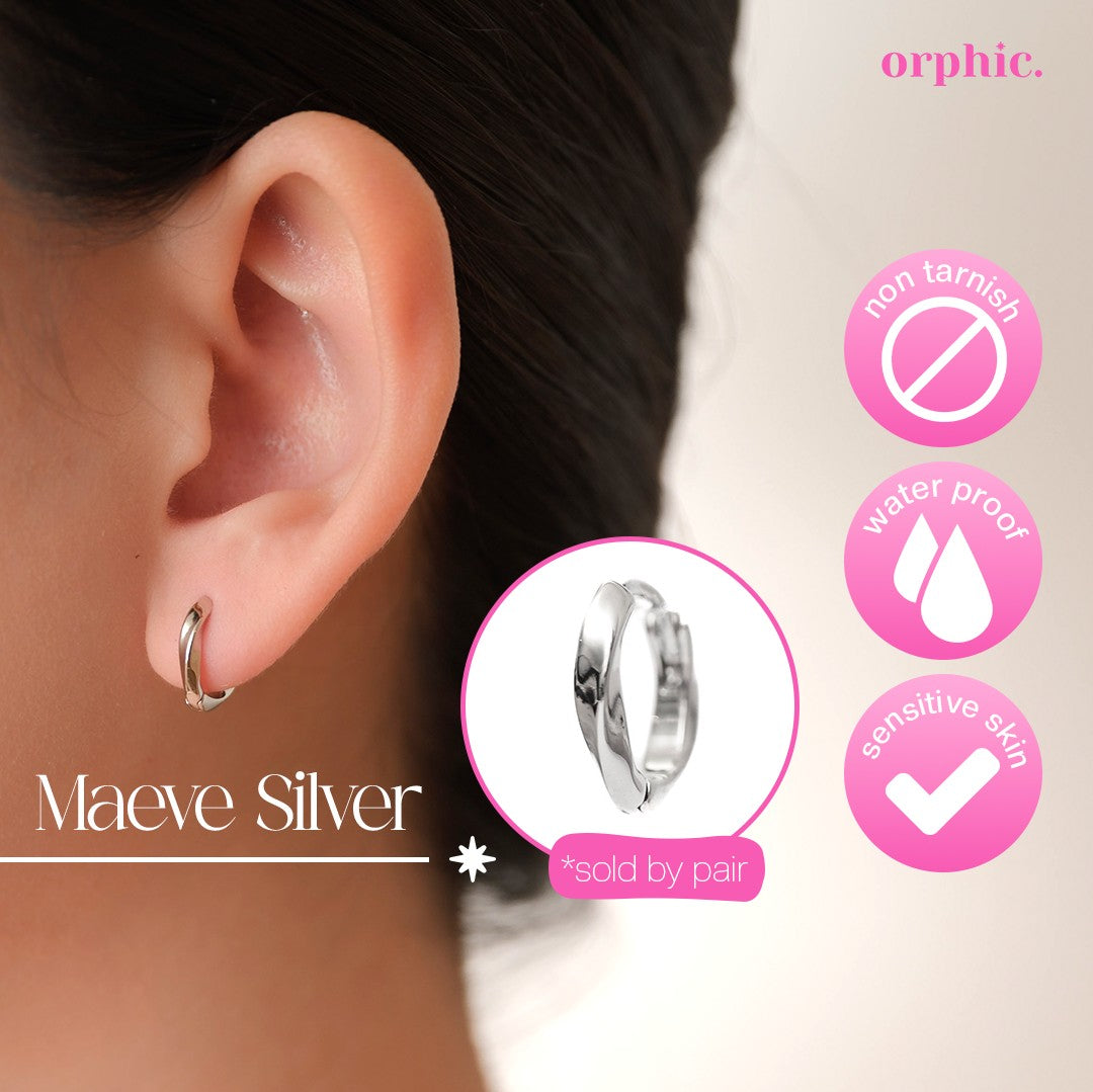 Archive Edit: Last Chance Non-Tarnish & Hypoallergenic Earrings Silver (White Gold Plated)