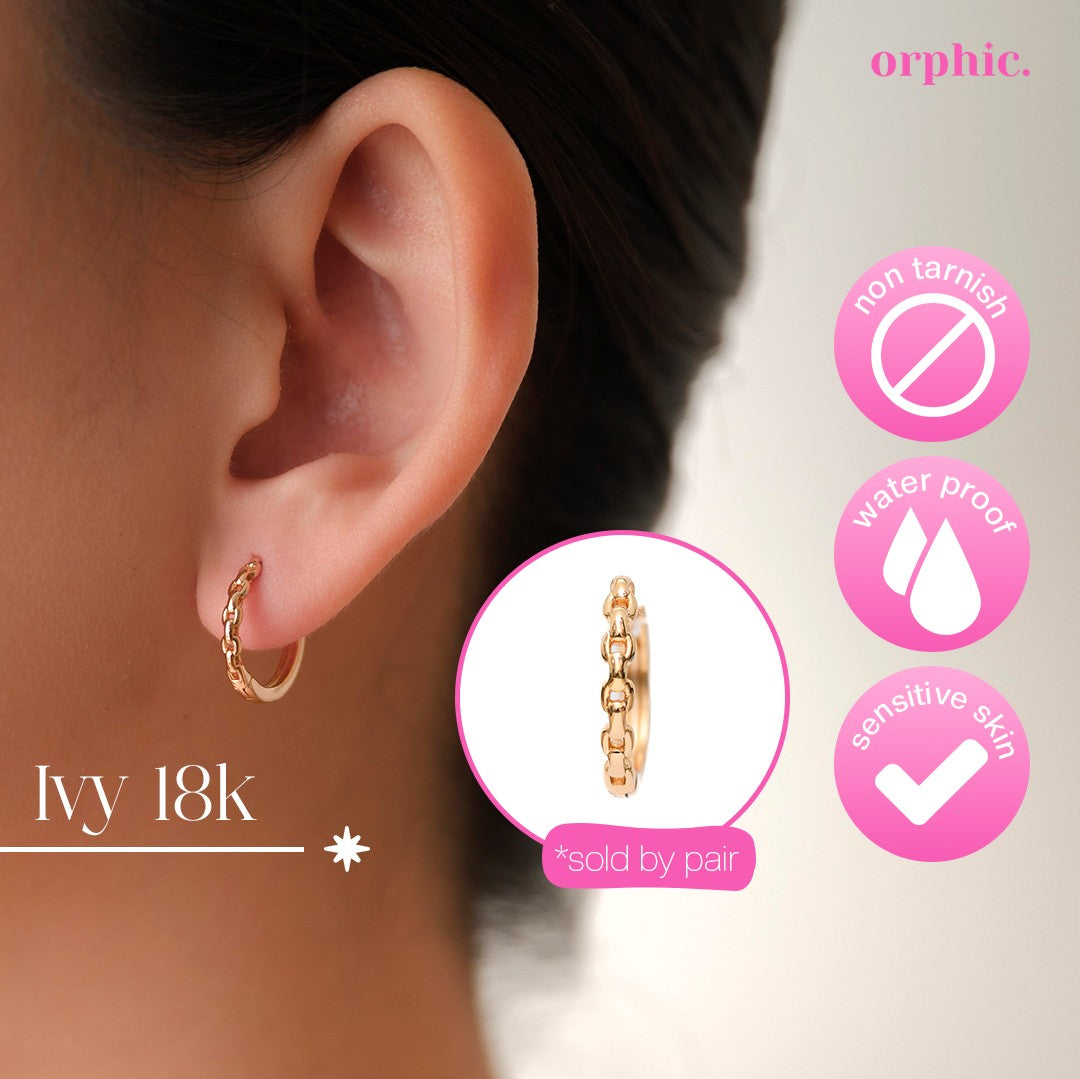Archive Edit: Last Chance Non-Tarnish & Hypoallergenic Earrings 18k Gold Plated