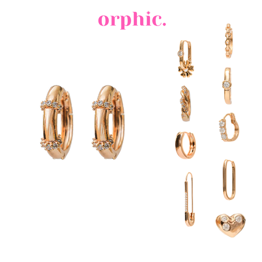 Hoop Earrings 18k Gold Plated