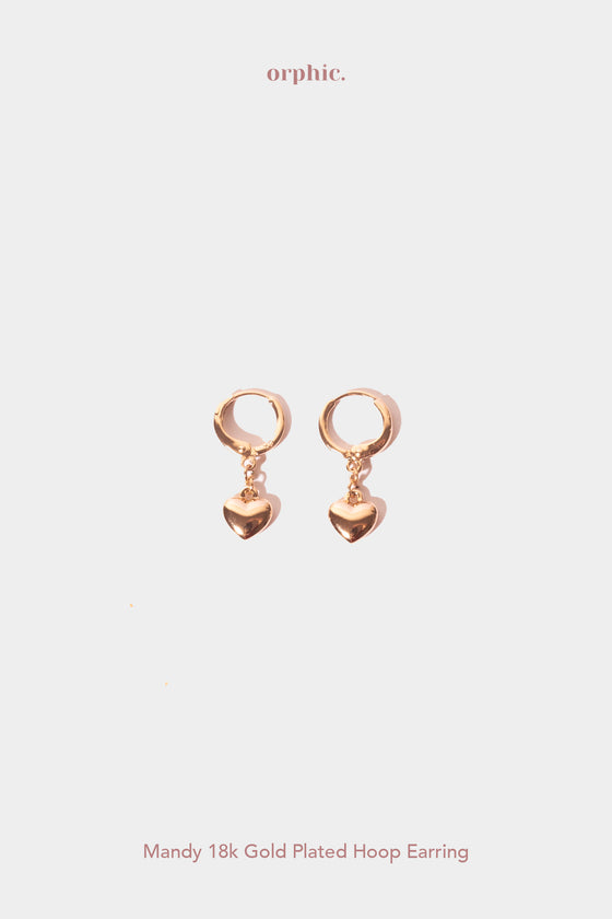Mandy 18k Gold Plated Hoop Earring