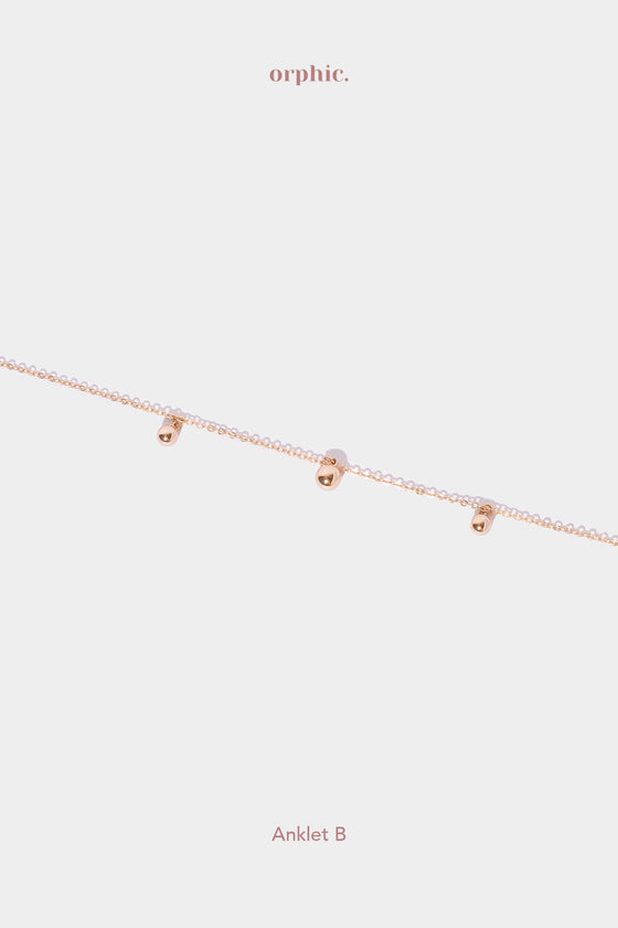 Summer 18k Gold Plated Anklets