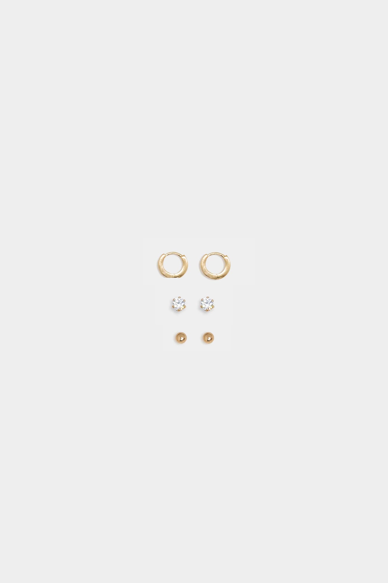 Clara 18k Gold Earring Set