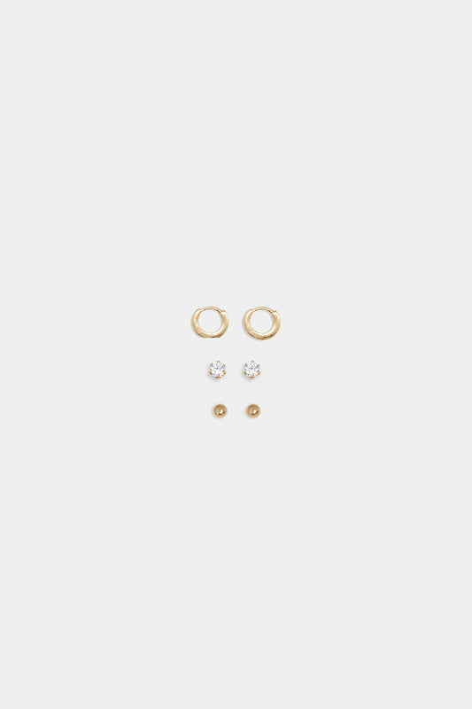 Clara 18k Gold Earring Set